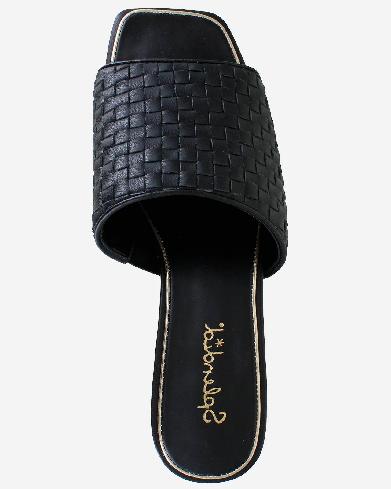 Hampton Woven Mule in Black - Image 5