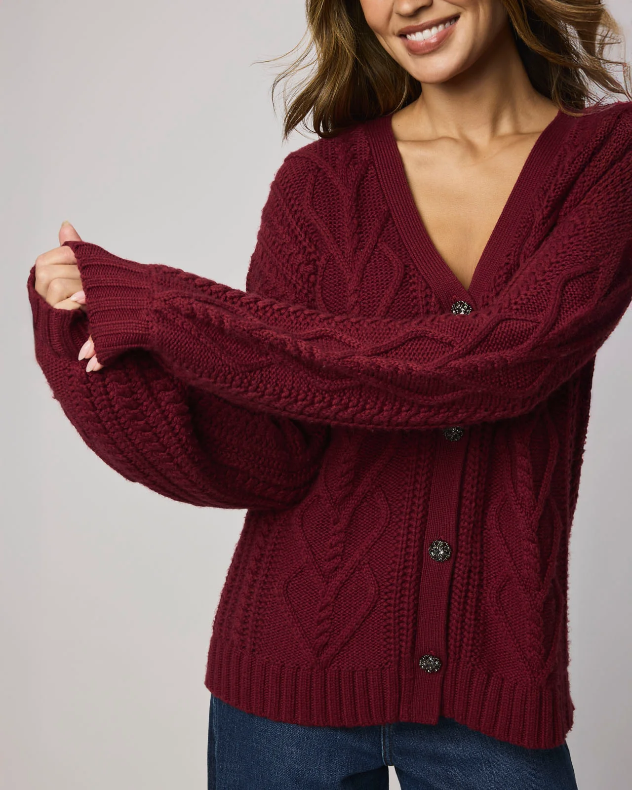Harlow Heart Cardigan - Image 4