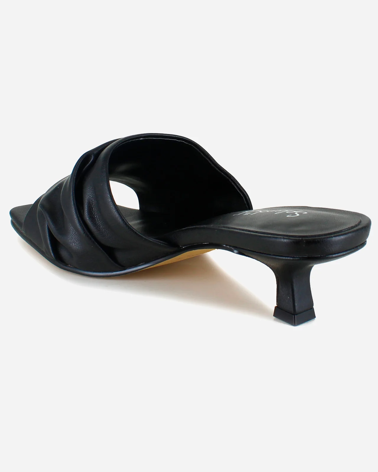 Harvey Kitten Heel in Black - Image 4