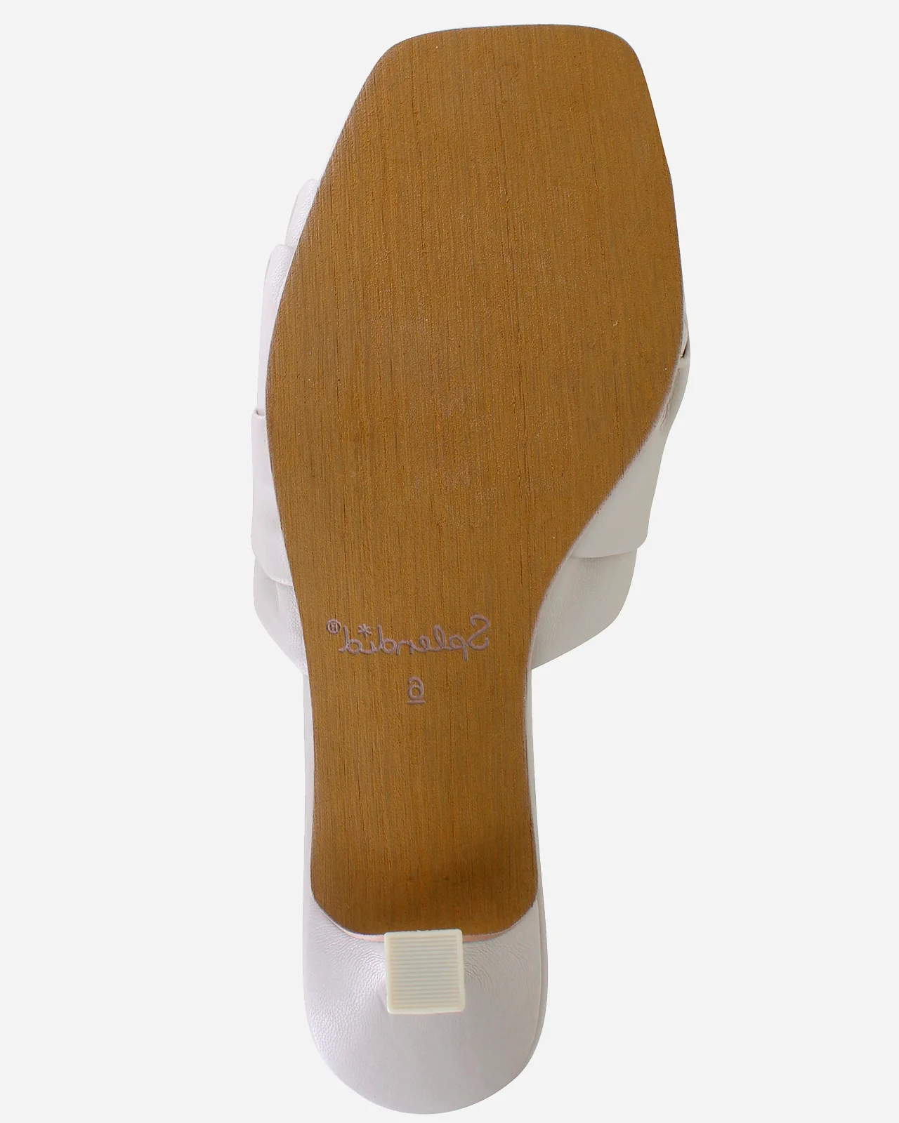 Harvey Kitten Heel in White Sand - Image 7