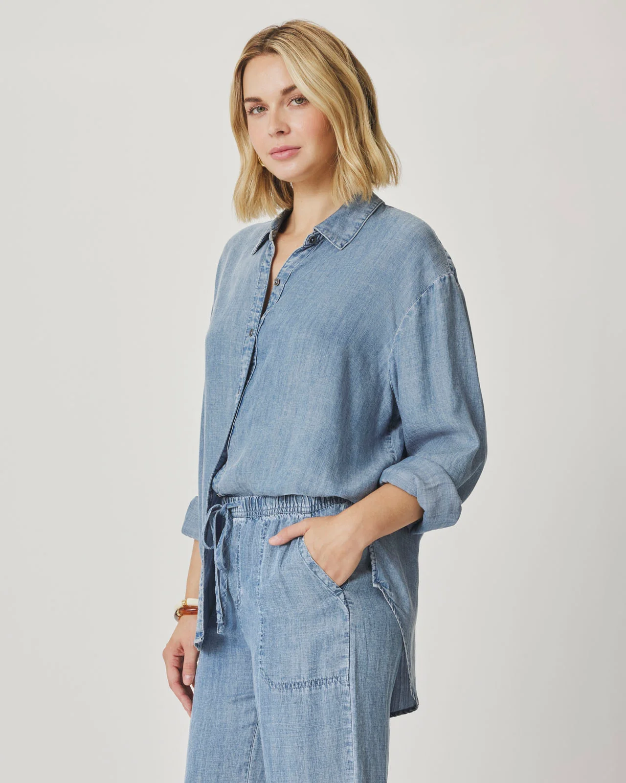 Indigo Button Down - Image 4