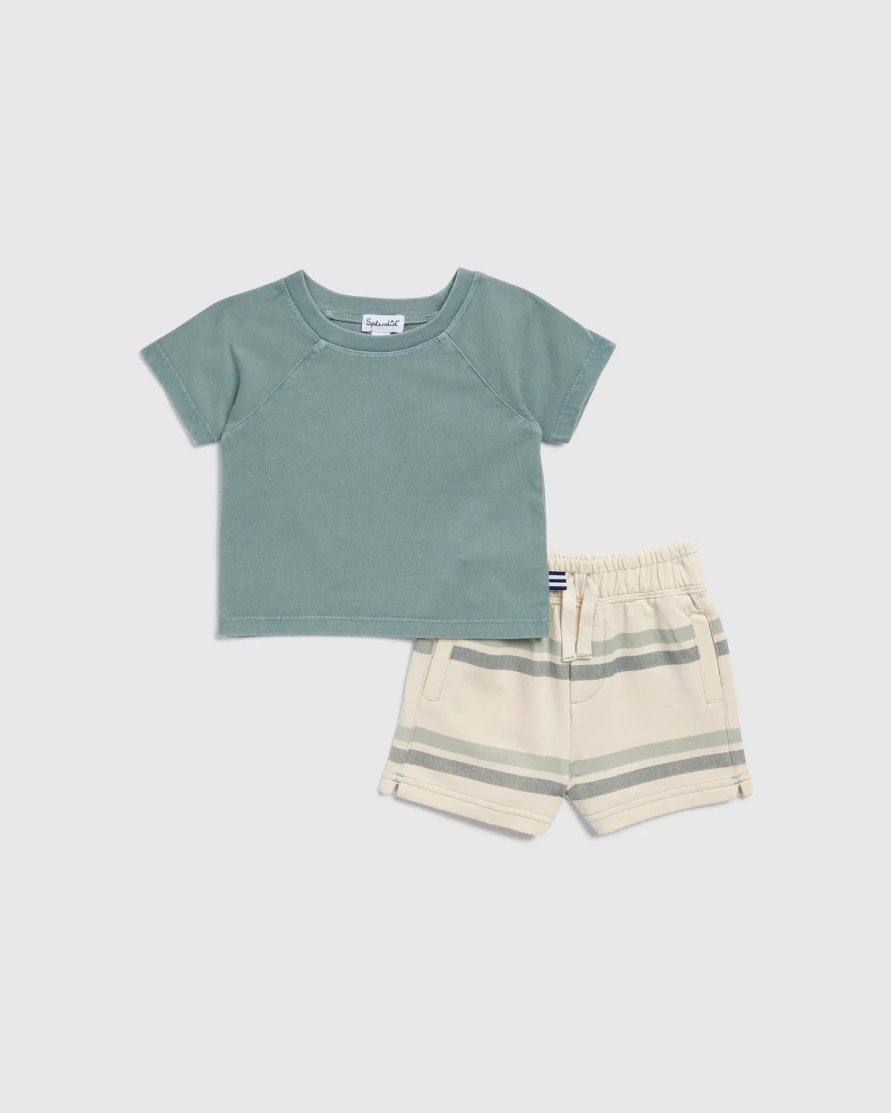Infant Boy Charlie Stripe Short Set