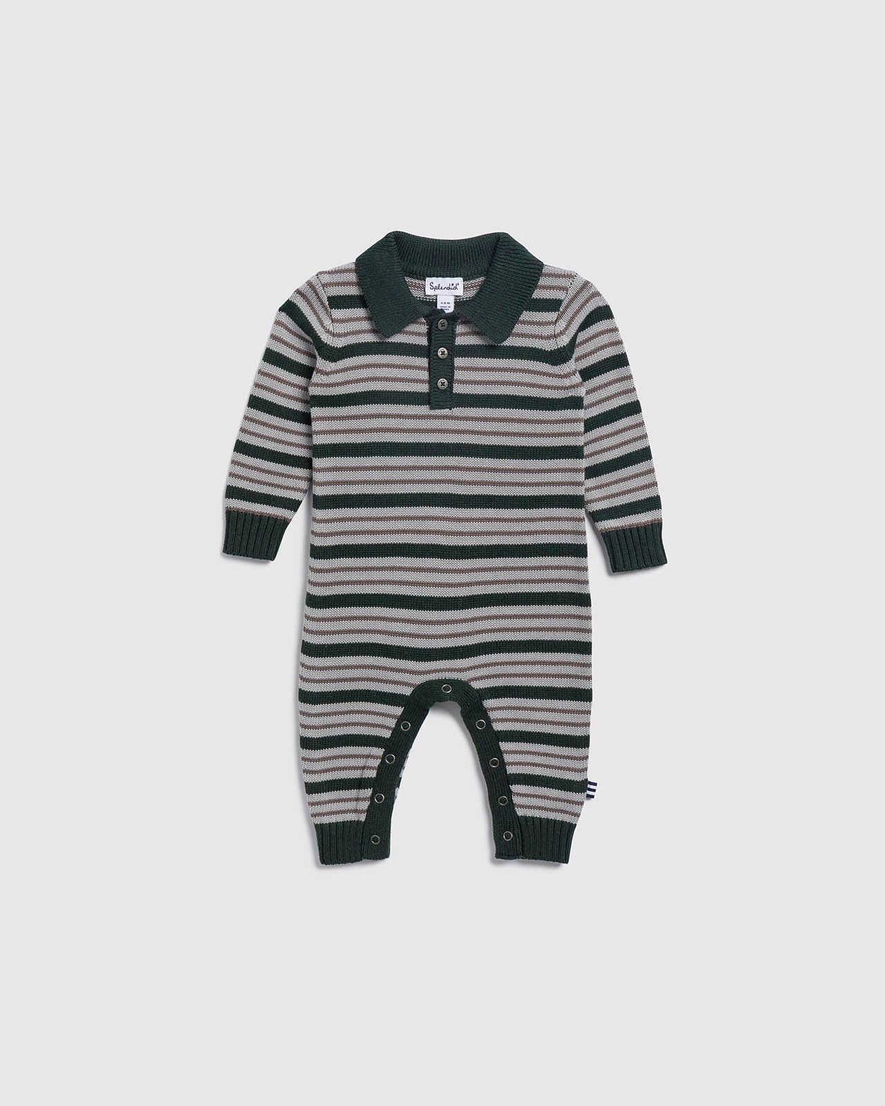 Infant Boy Forest Fun Stripe Onesie