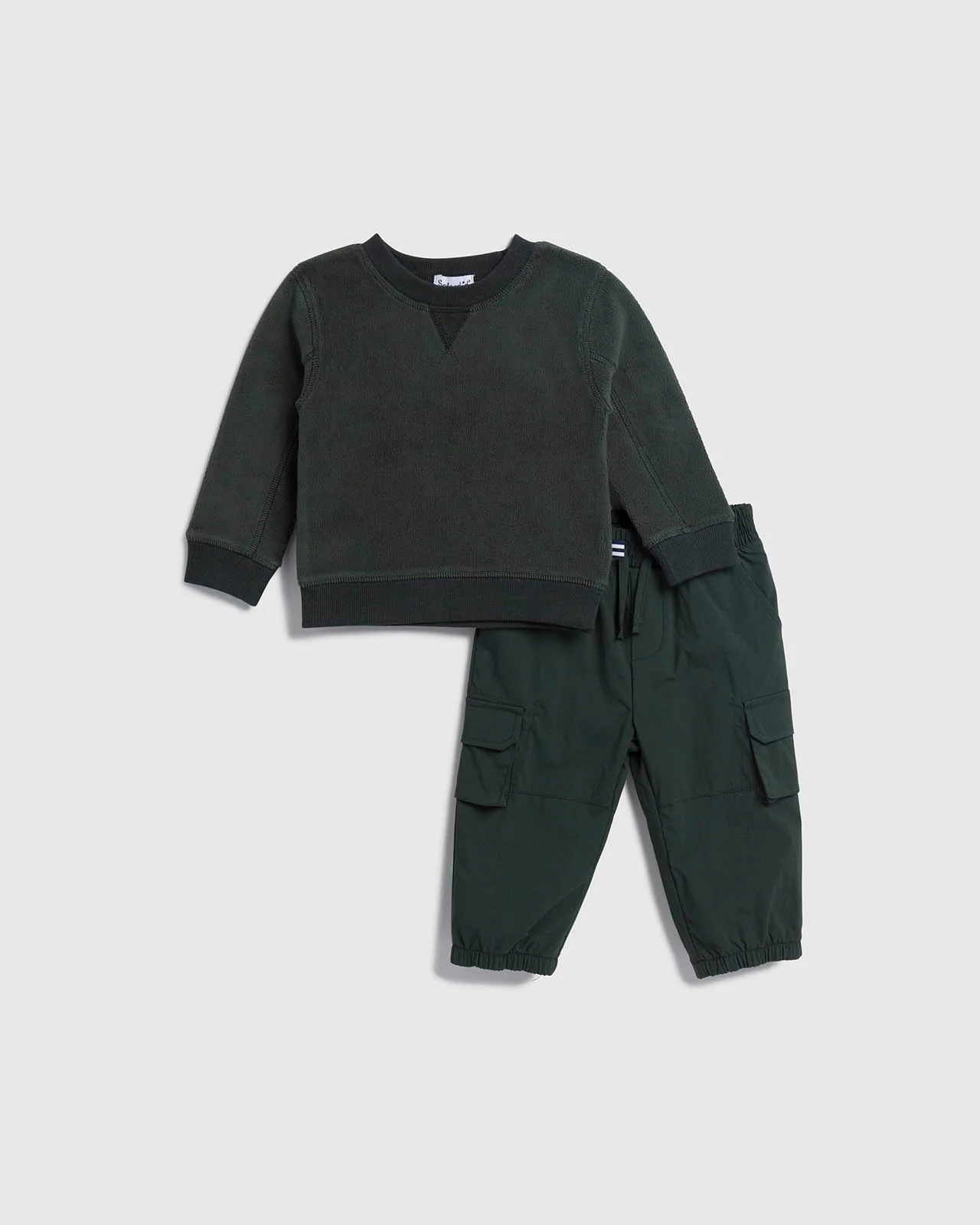 Infant Boy Nylon Cargo Pant Set