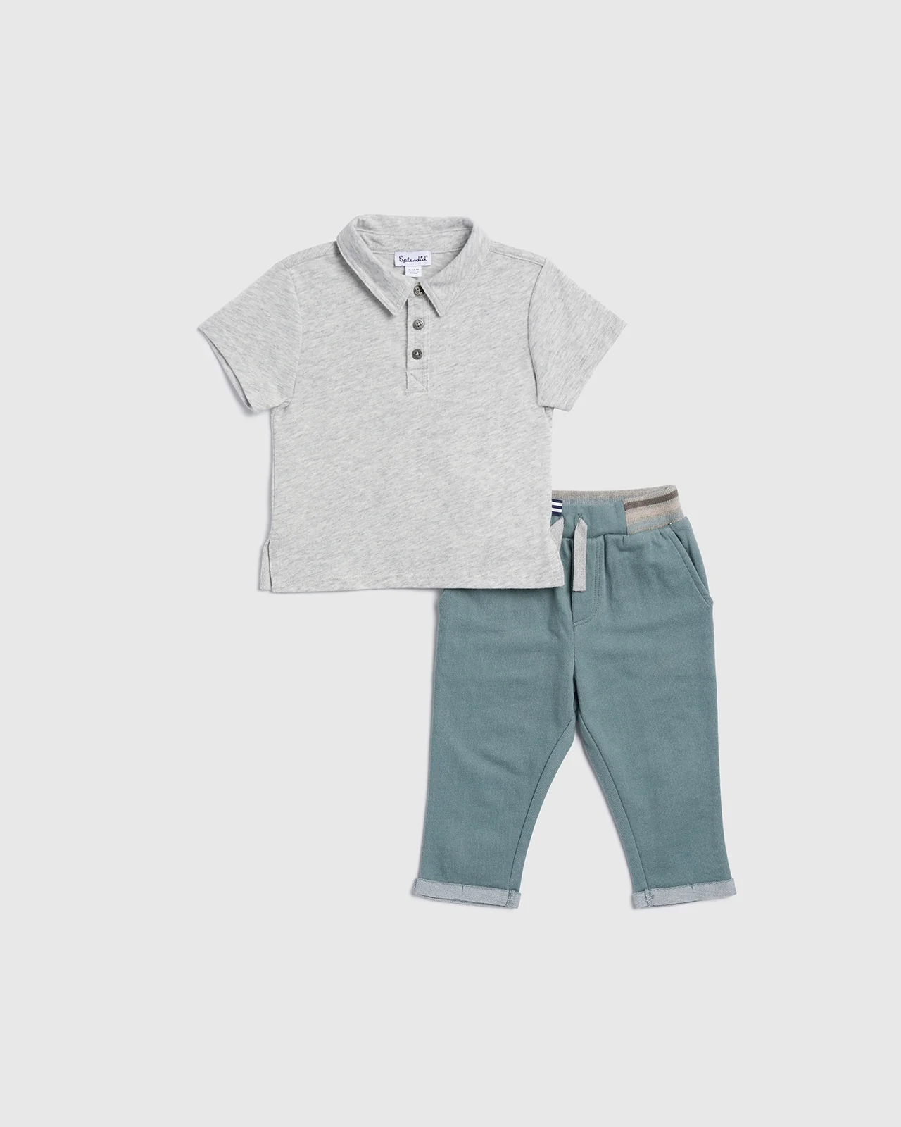 Infant Boy Polo Pant Set