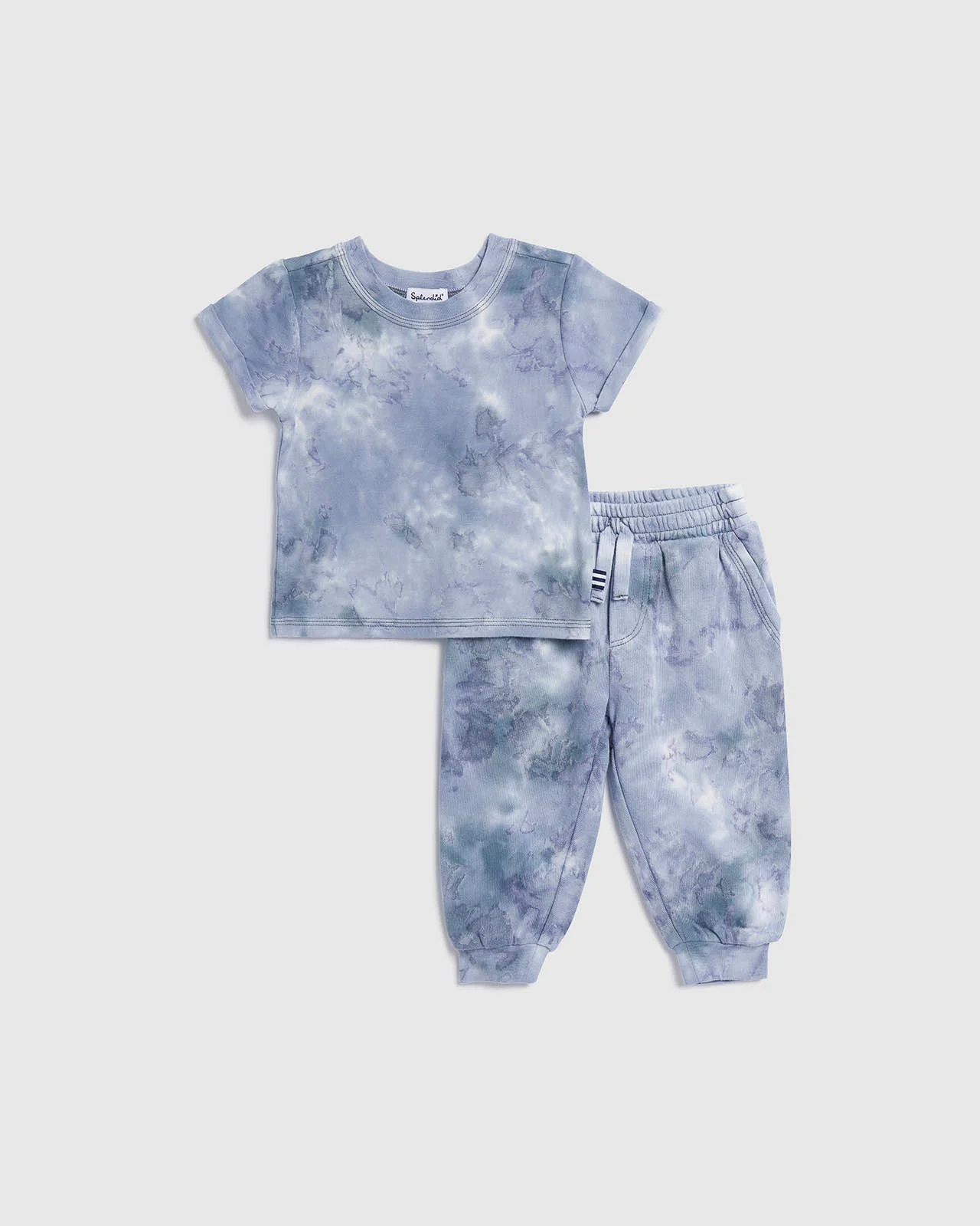 Infant Boy Shadow Wash Short Sleeve Tee Set