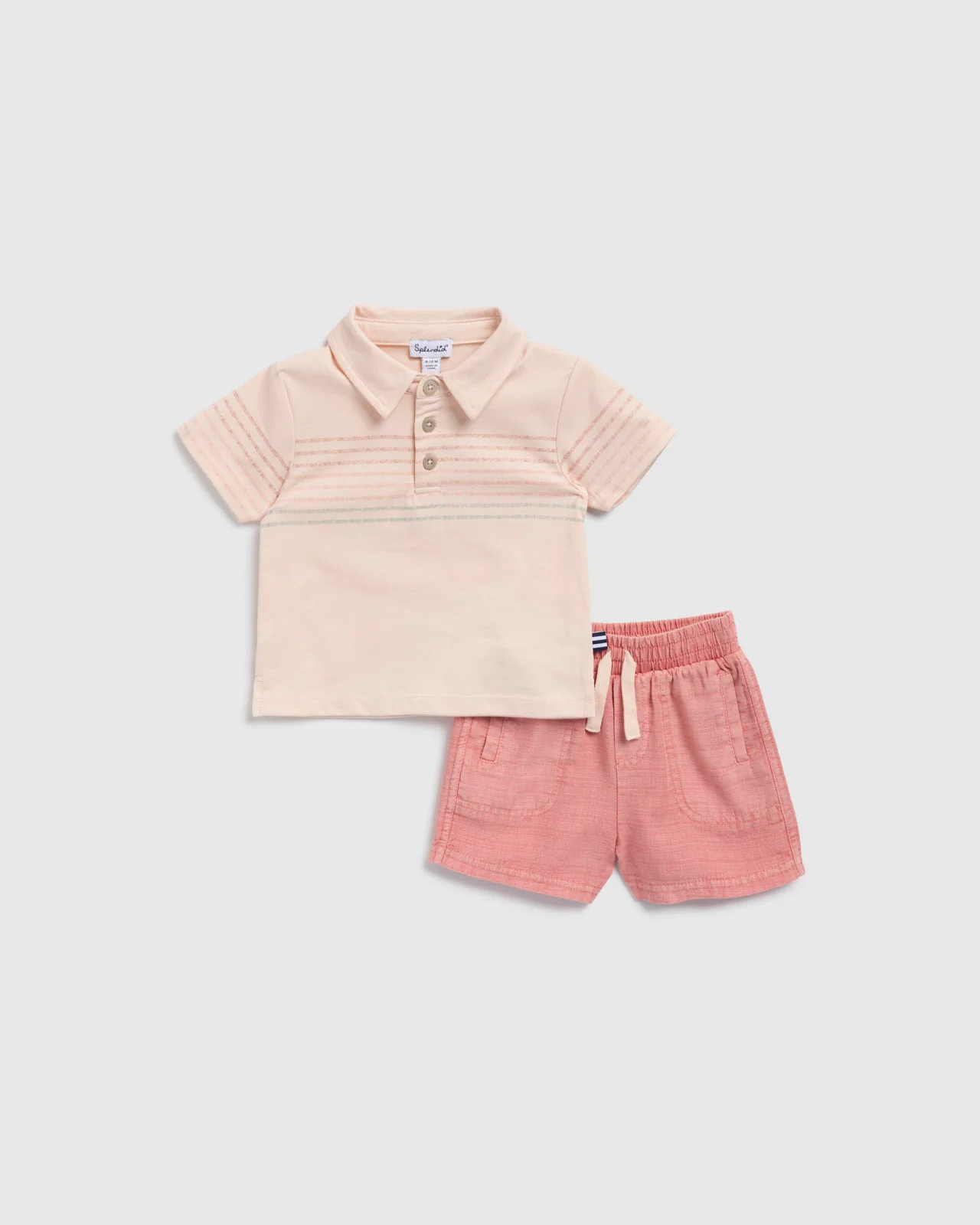 Infant Boy Short Sleeve Polo Set