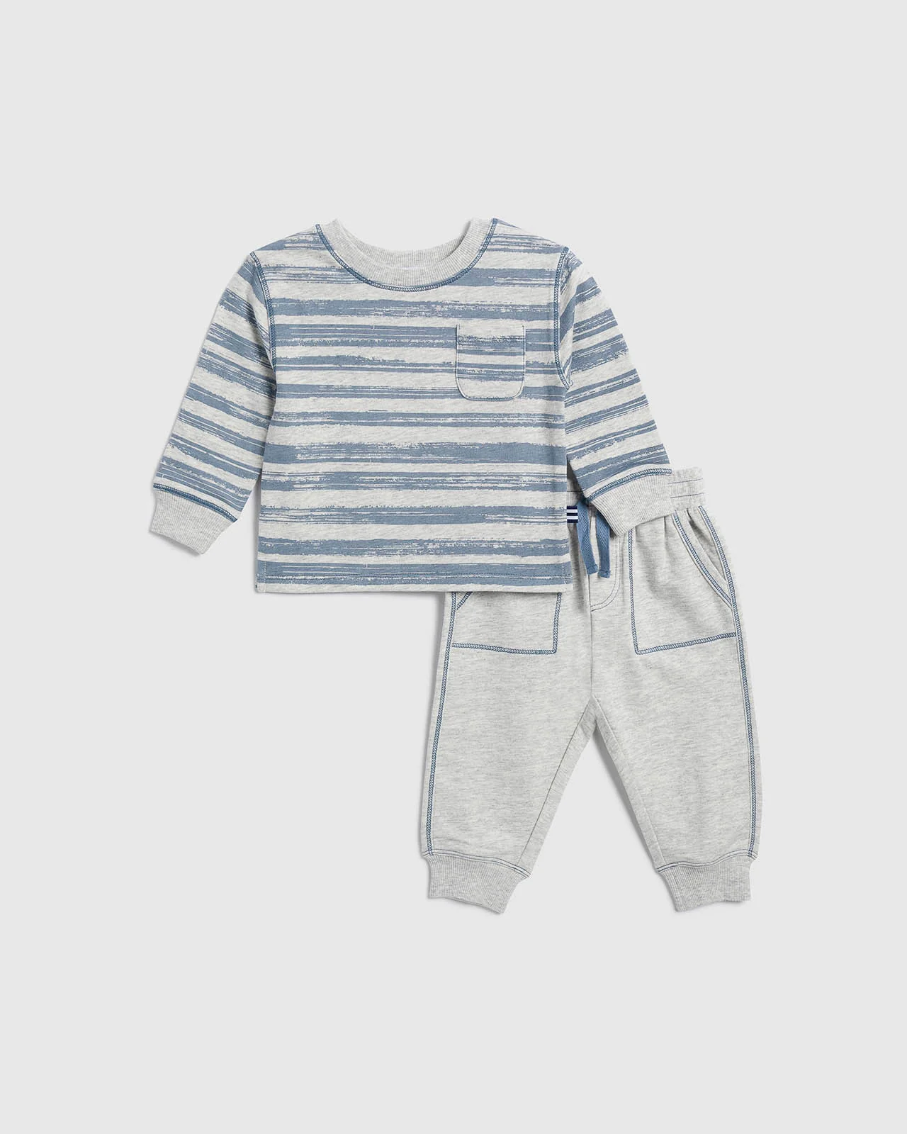 Infant Boy Stripe Pullover Set