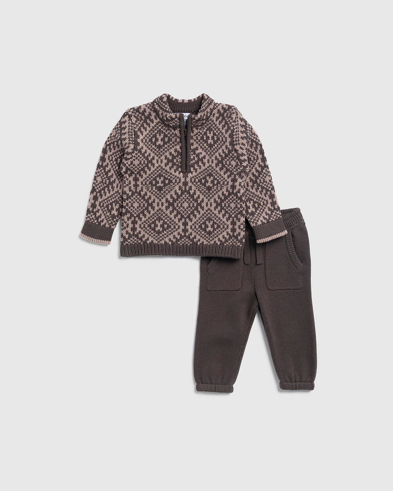 Infant Boy Winter Snow Sweater Set