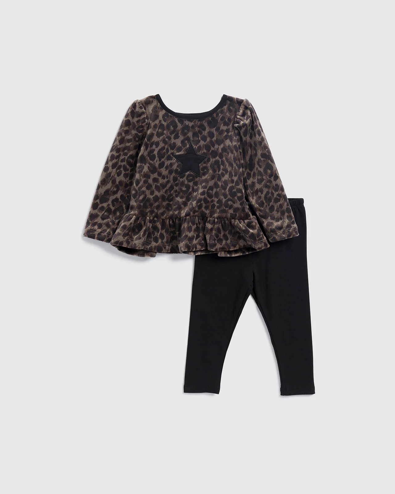 Infant Girl Cheetah Long Sleeve Set