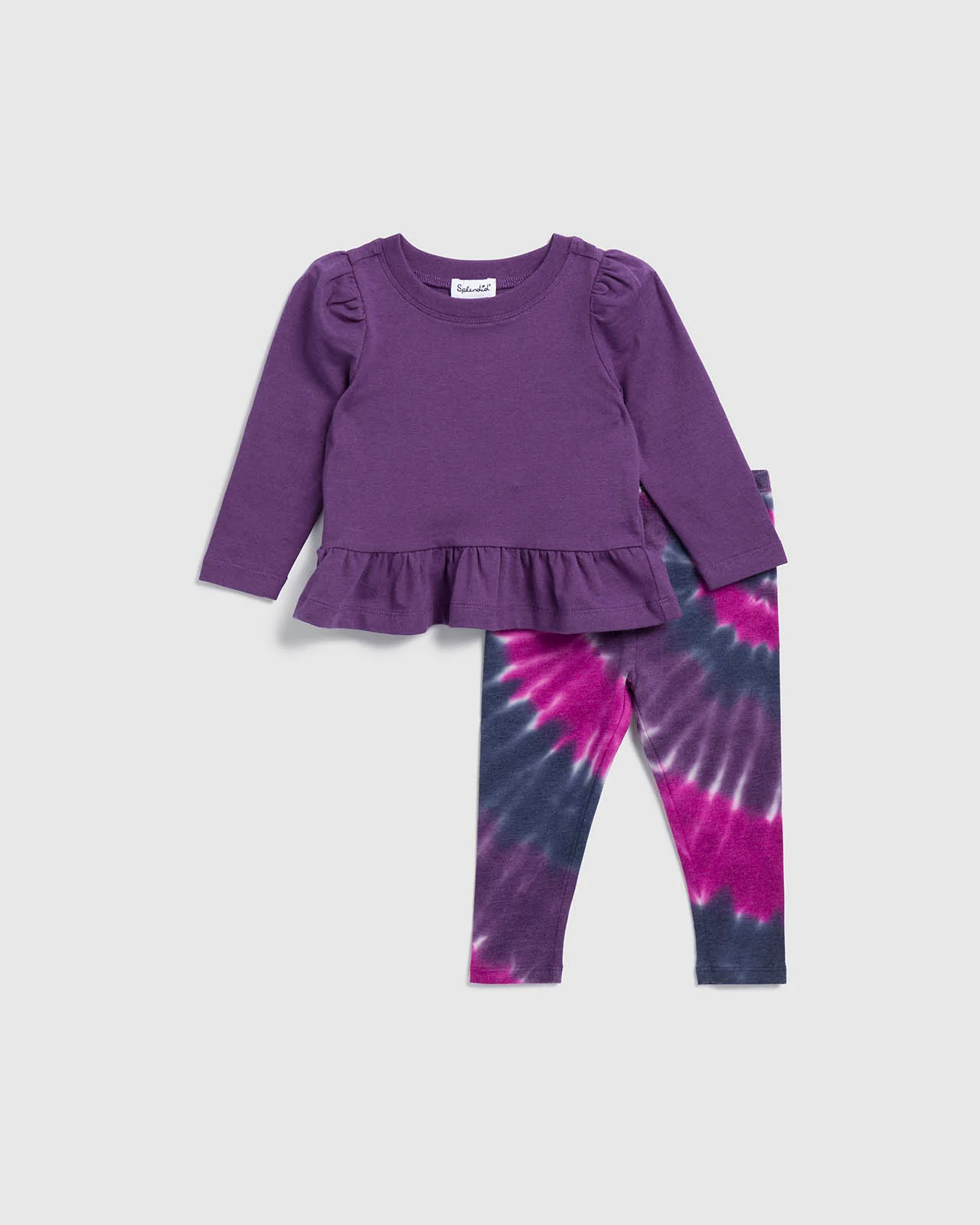 Infant Girl Disco Tie-Dye Legging Set