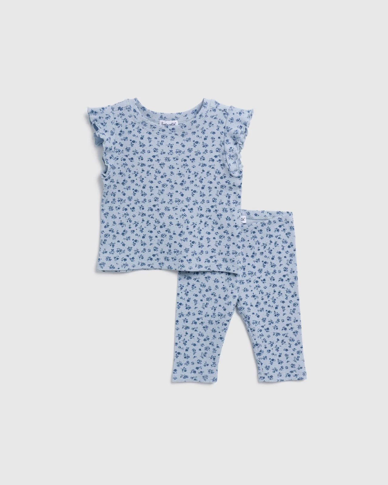 Infant Girl Ditsy Floral Tee Set