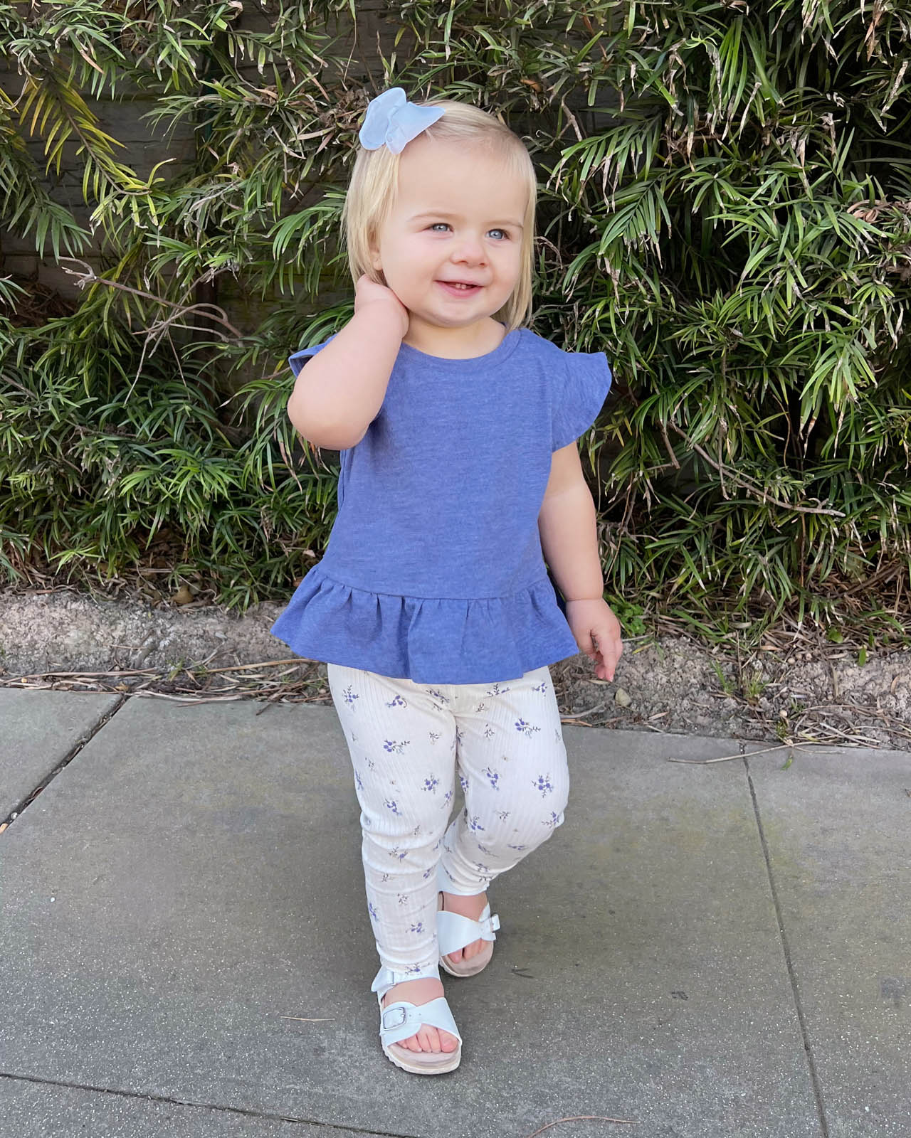 Infant Girl Floral Legging Set