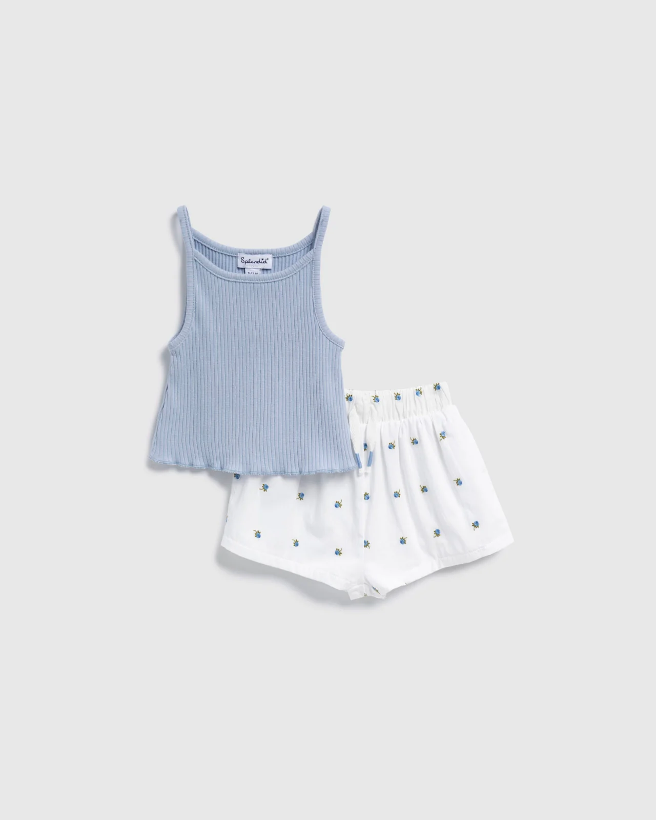 Infant Girl Fresh Floral Skirt Set