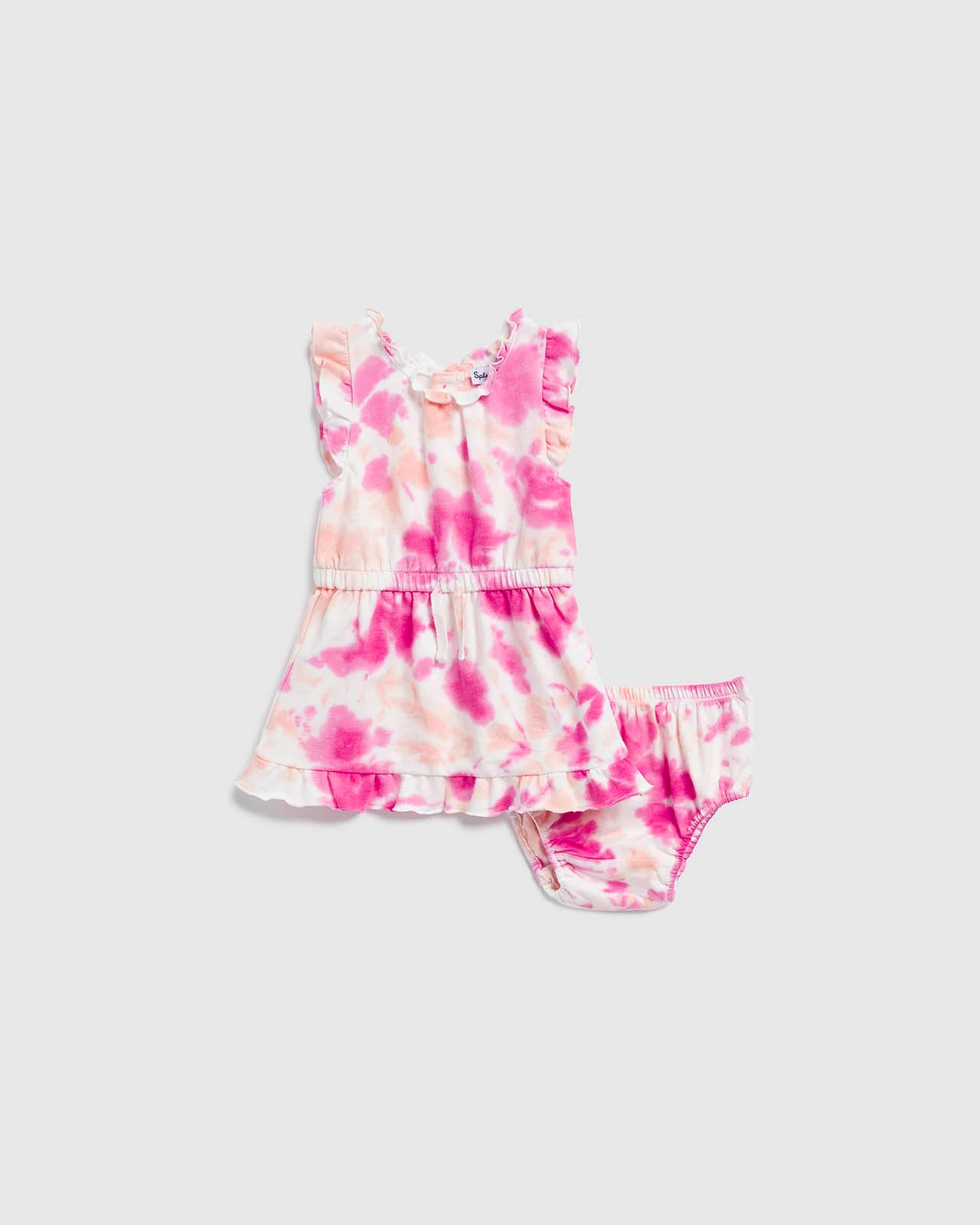 Infant Girl Hibiscus Tie Dye Dress