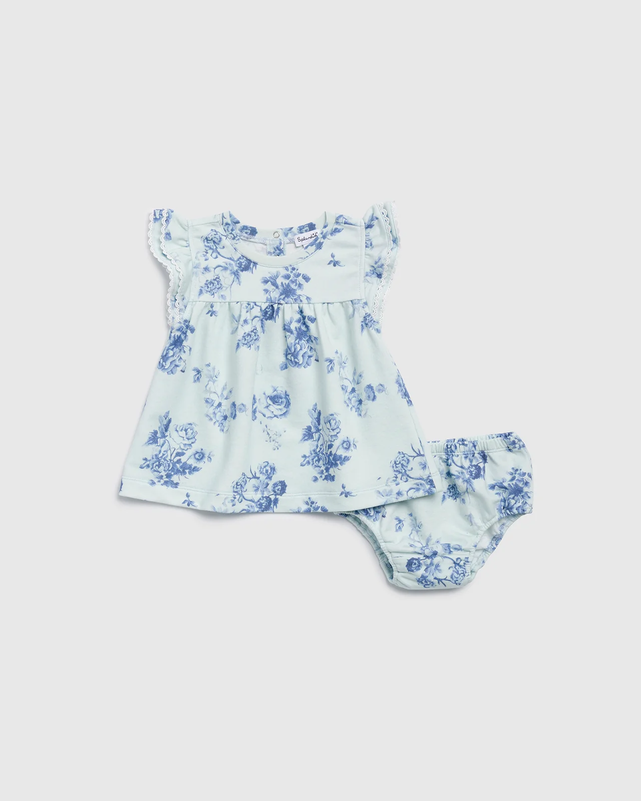 Infant Girl Indigo Bloom Dress