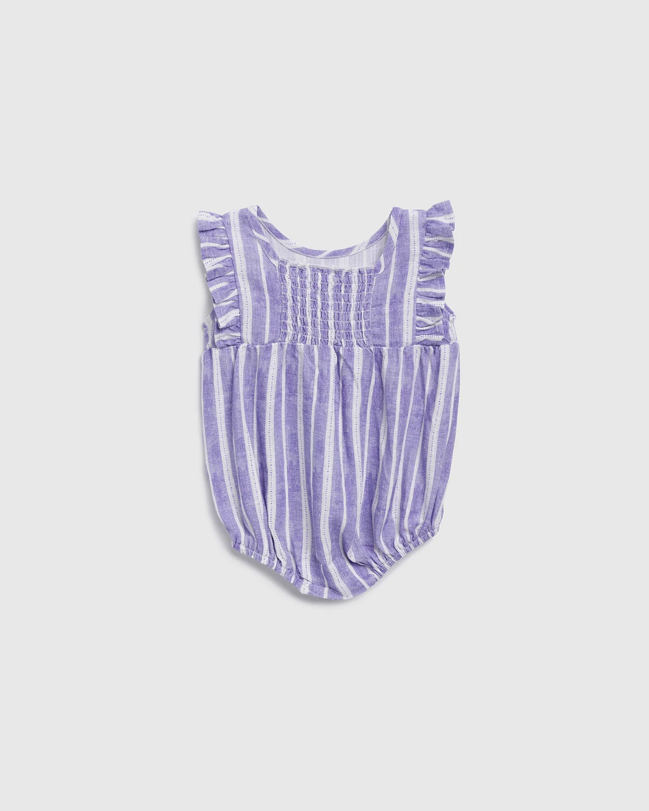 Infant Girl Purple Stripe Onesie