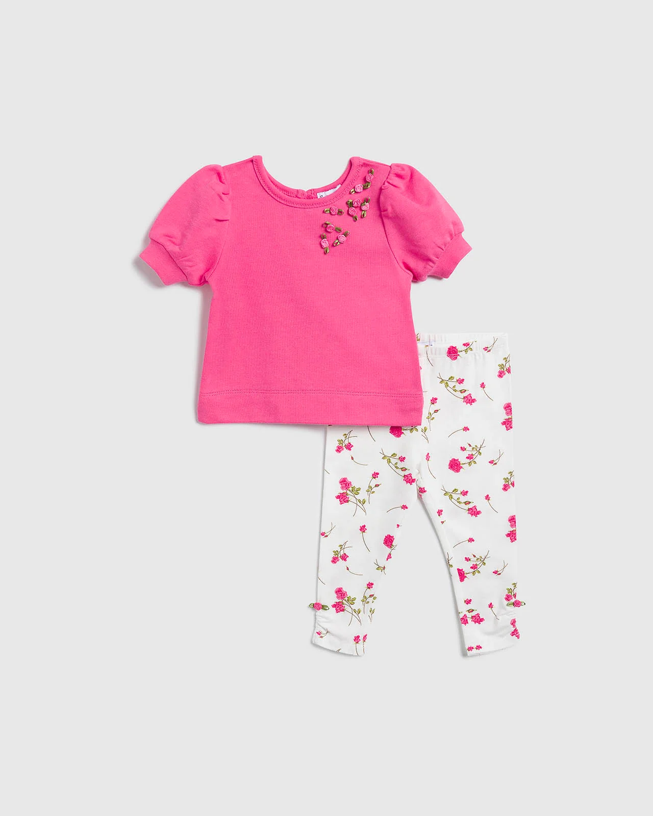 Infant Girl Rose Legging Set