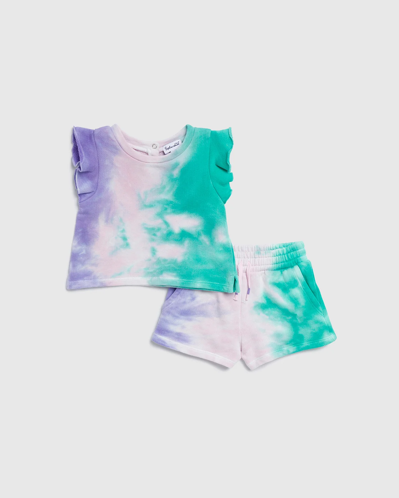 Infant Girl Snow Cone Tie Dye Set