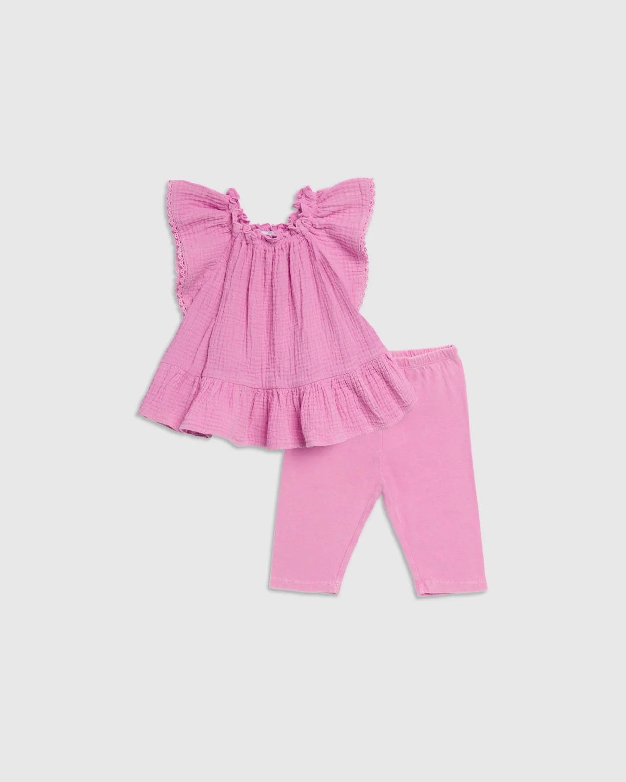 Infant Girl Sun Gauze Tee Set