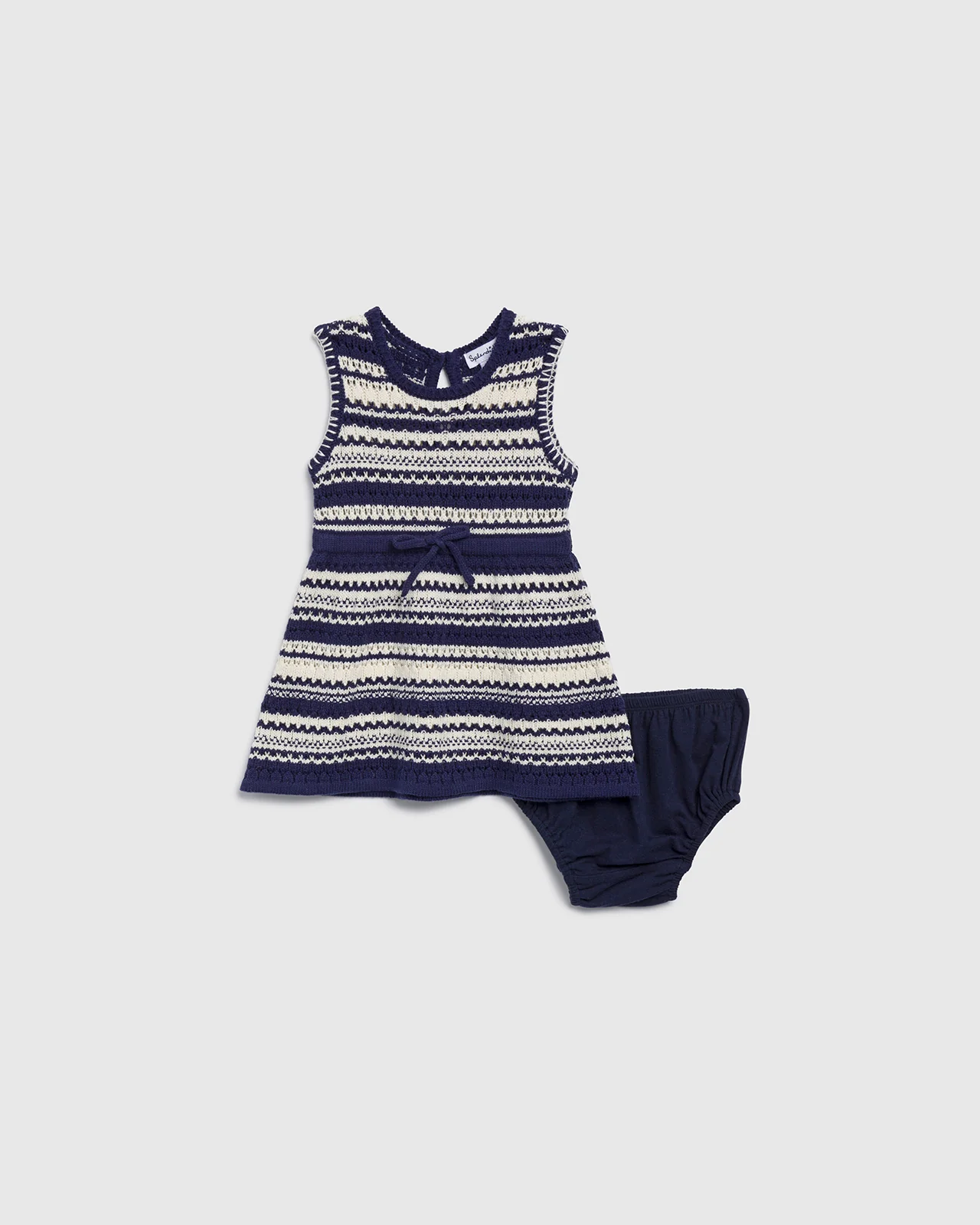 Infant Girl Sweater Stripe Dress