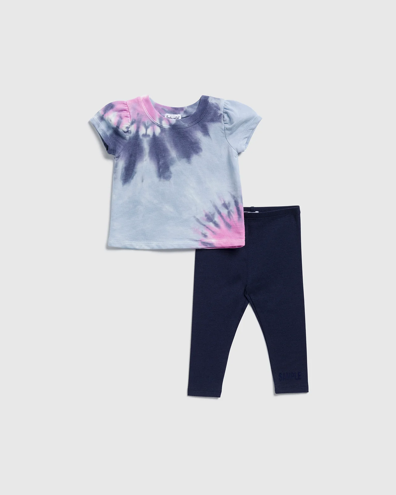 Infant Girl Tie Dye Top Set