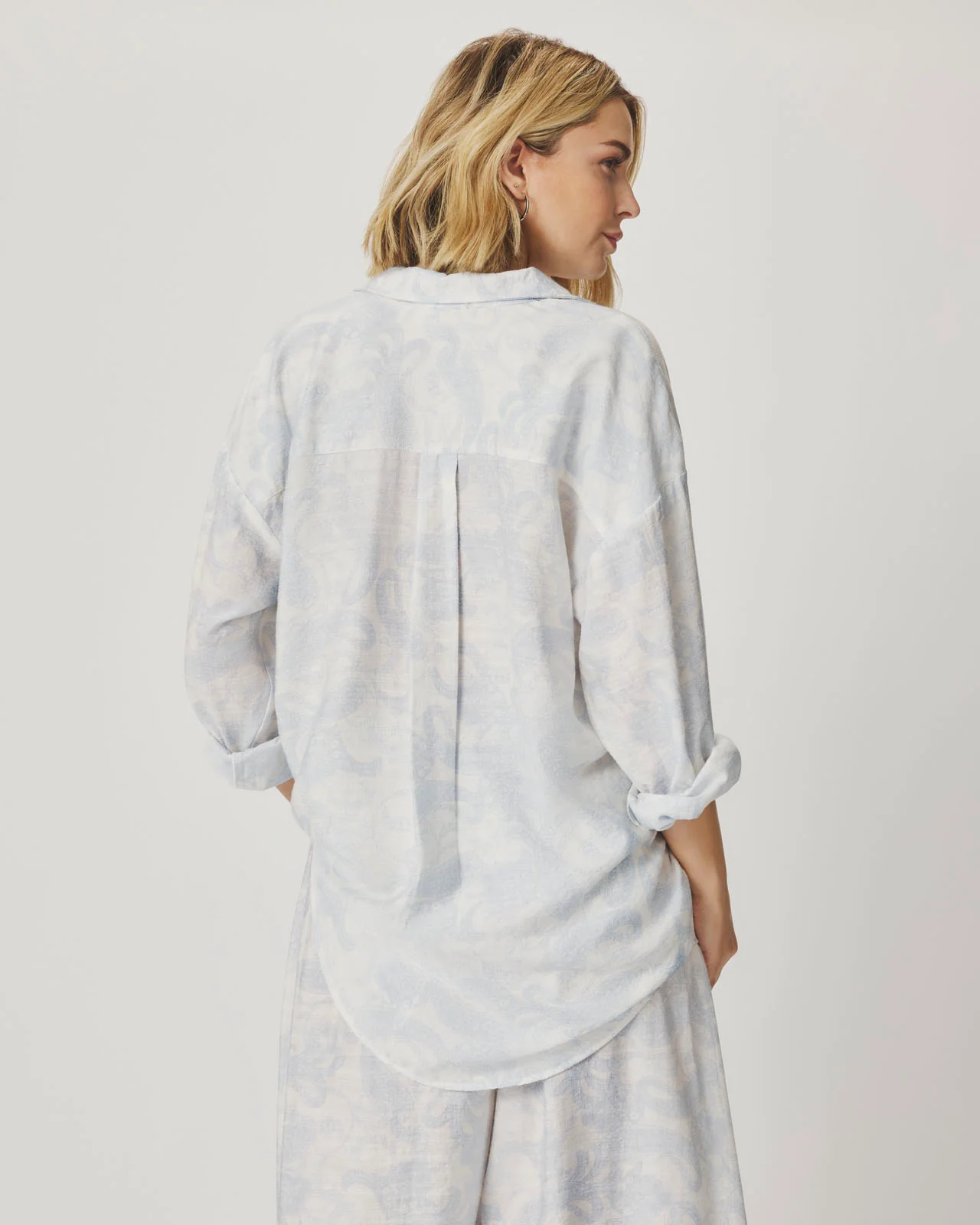 Iris Paisley Button Down - Image 4