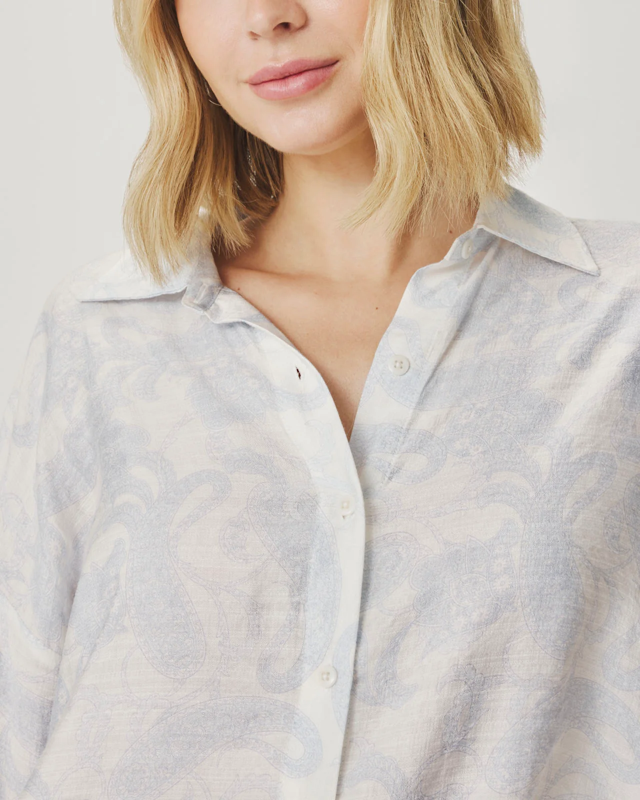 Iris Paisley Button Down - Image 5