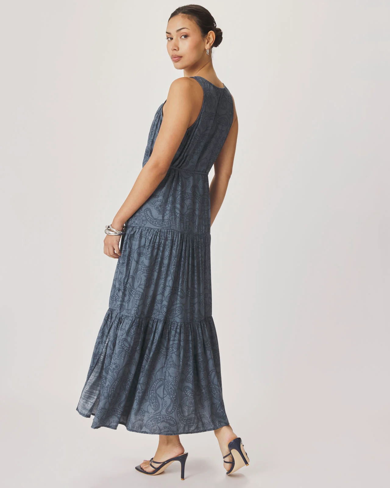 Iris Paisley Maxi Dress - Image 4
