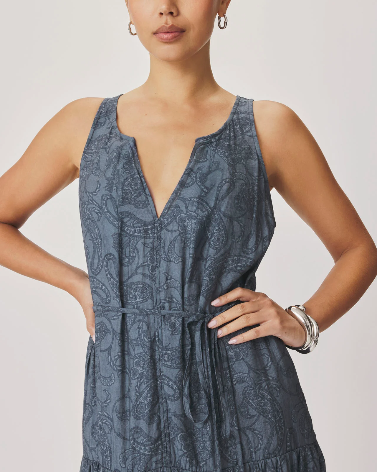 Iris Paisley Maxi Dress - Image 5