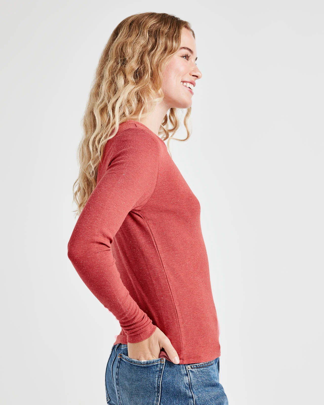 Isabella Eyelash Shimmer Long Sleeve Tee - Image 11