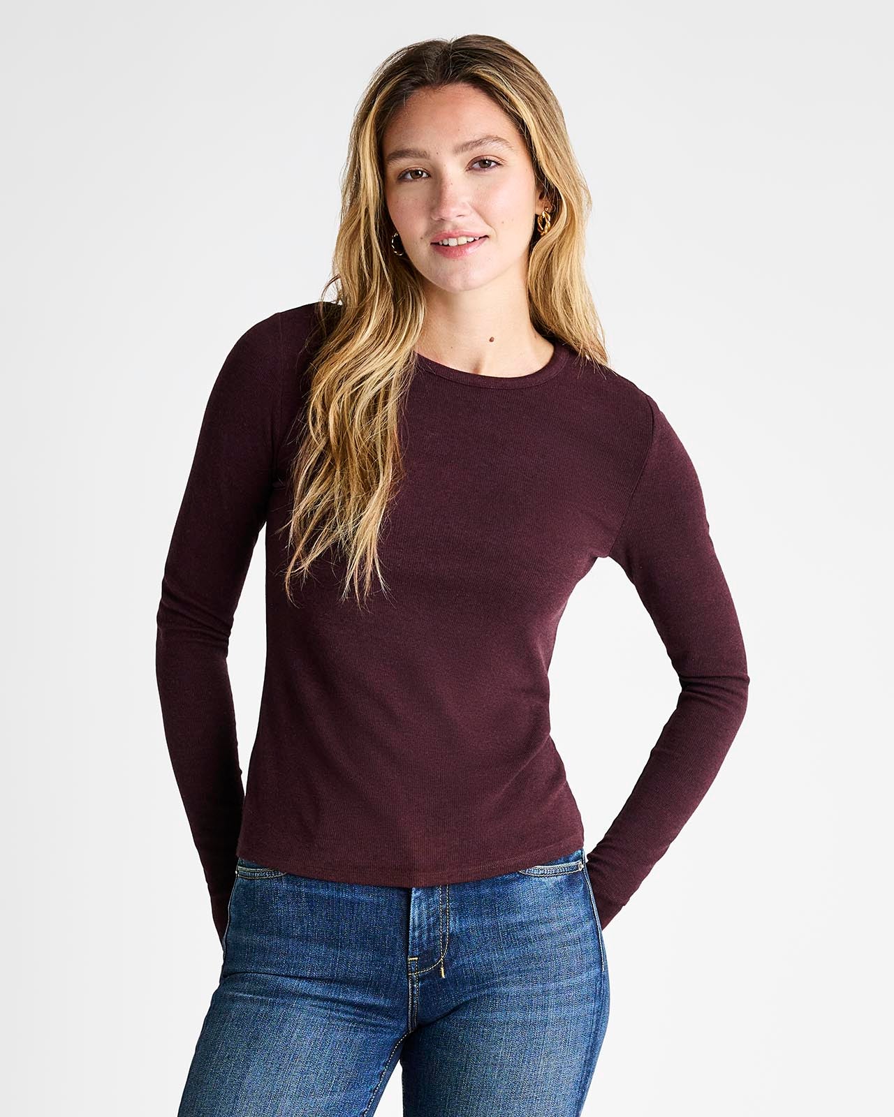 Isabella Eyelash Shimmer Long Sleeve Tee - Image 15