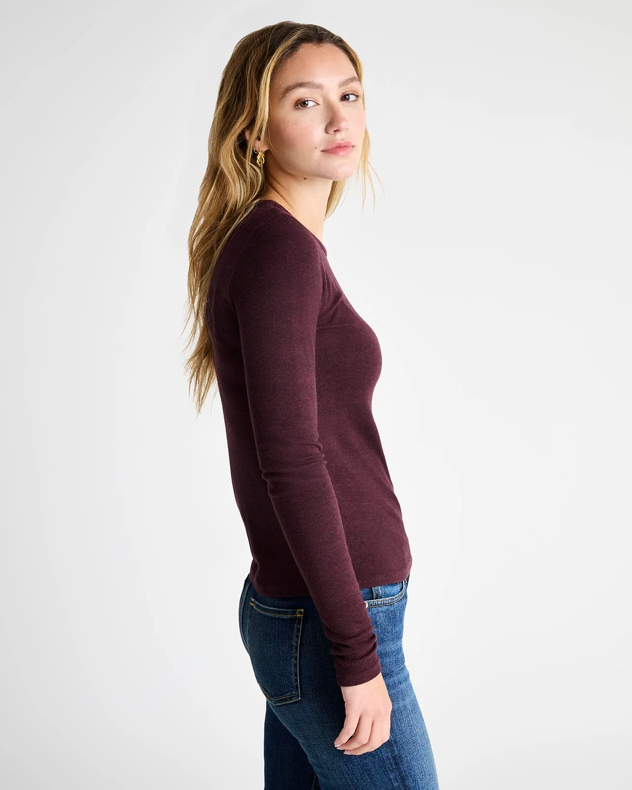 Isabella Eyelash Shimmer Long Sleeve Tee - Image 17