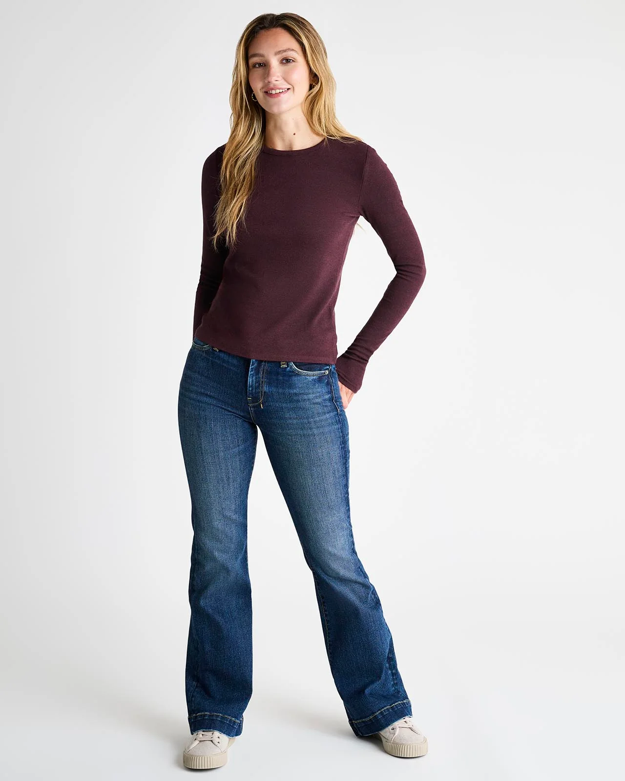 Isabella Eyelash Shimmer Long Sleeve Tee - Image 19