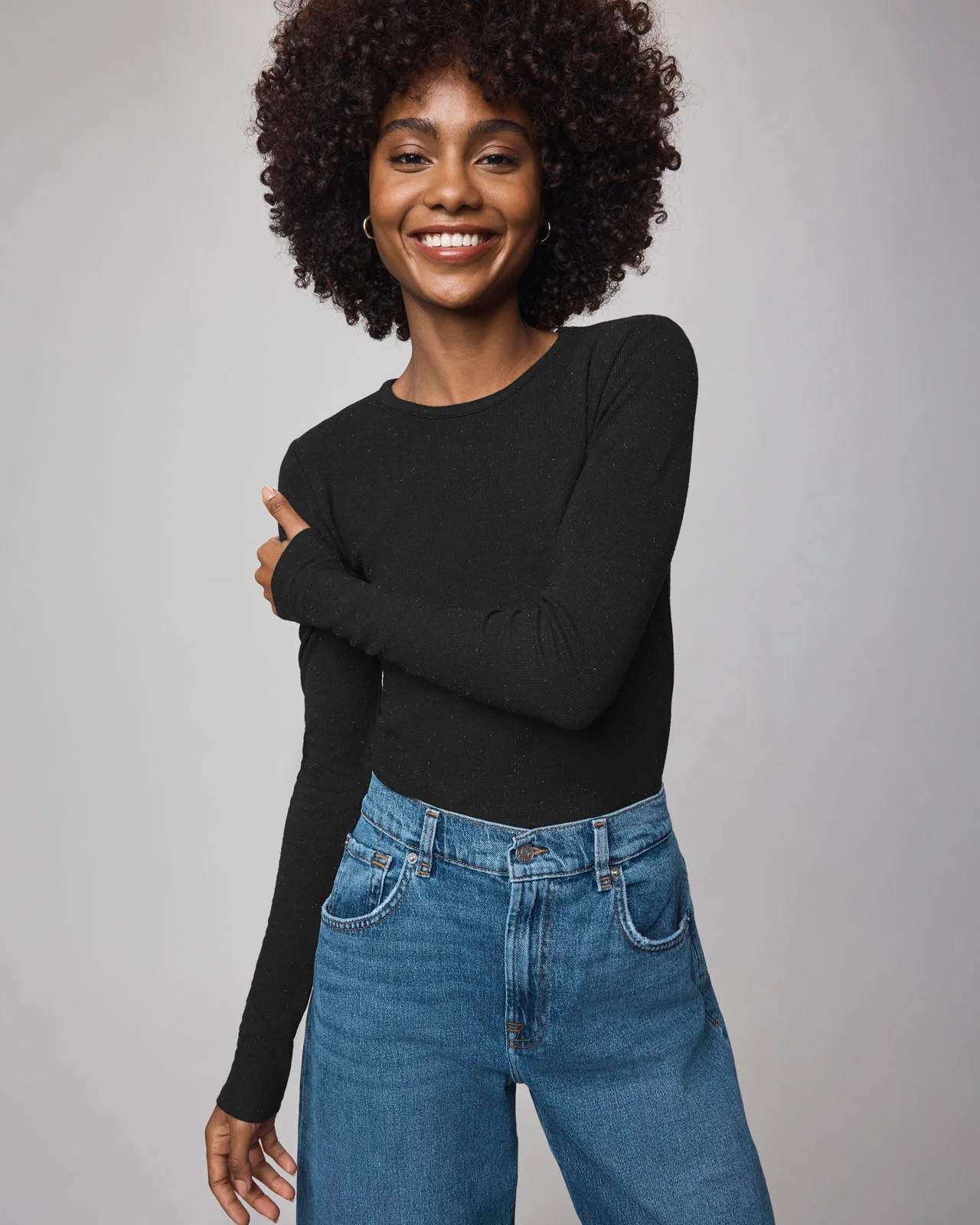 Isabella Eyelash Shimmer Long Sleeve Tee - Image 25