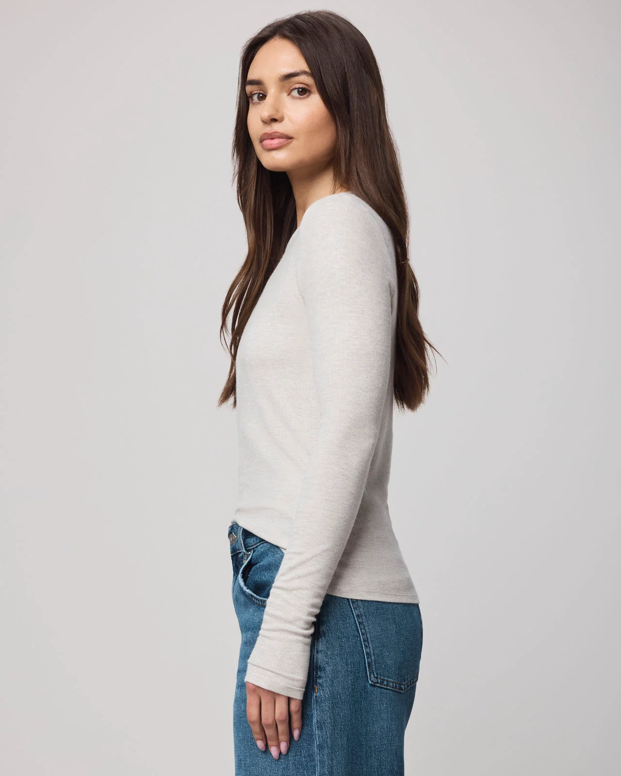 Isabella Eyelash Shimmer Long Sleeve Tee - Image 32