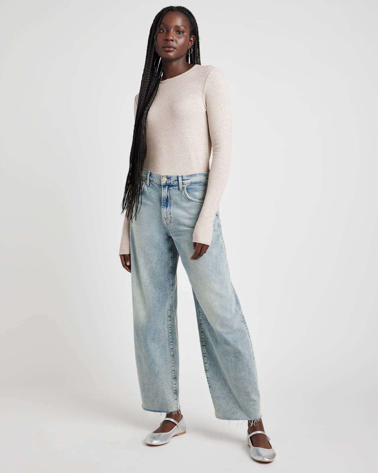 Isabella Eyelash Shimmer Long Sleeve Tee - Image 6