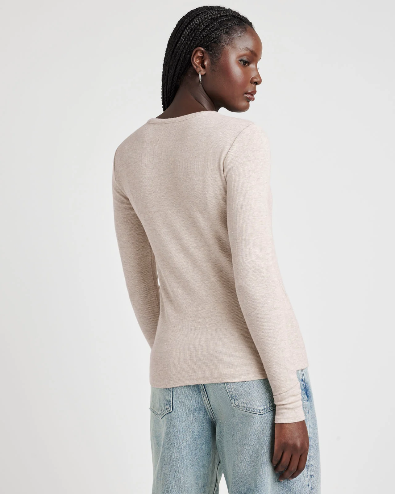 Isabella Eyelash Shimmer Long Sleeve Tee - Image 9