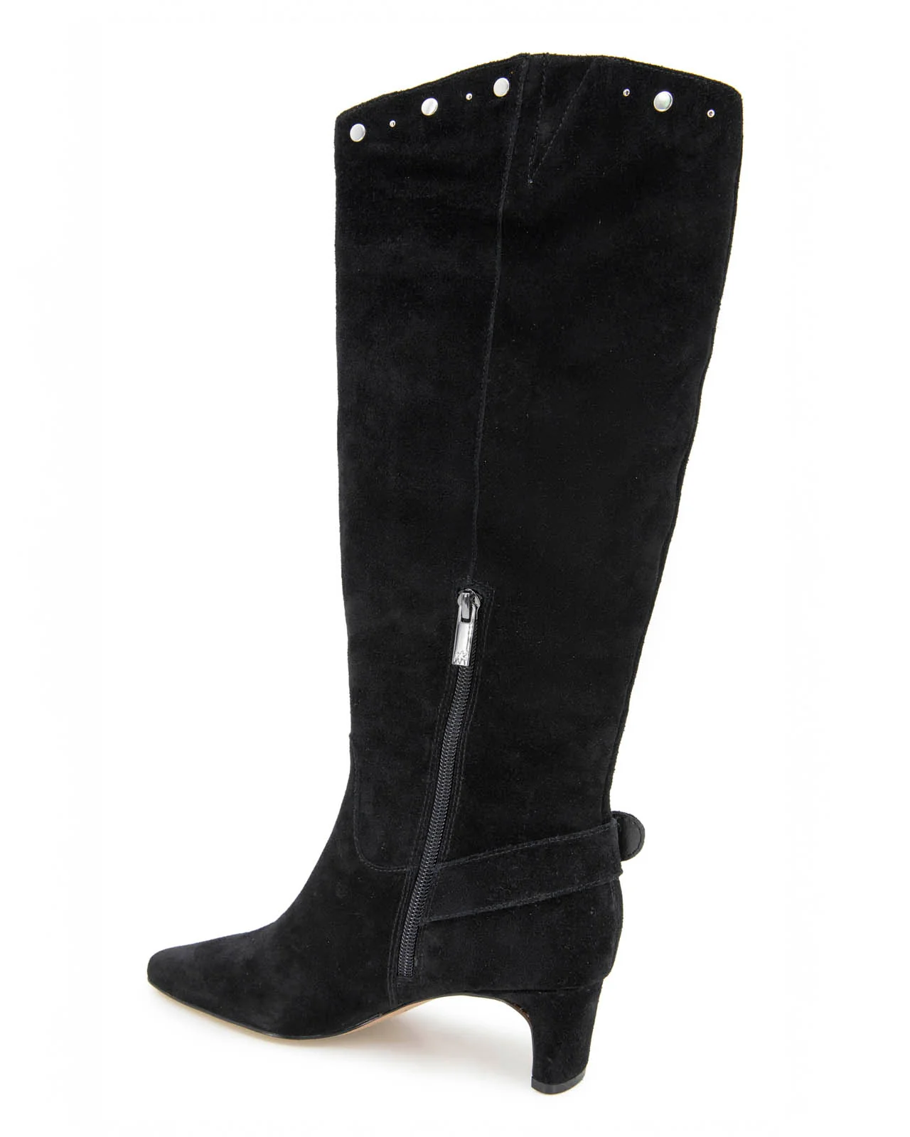 Jack Studs Tall Boot in Black - Image 4