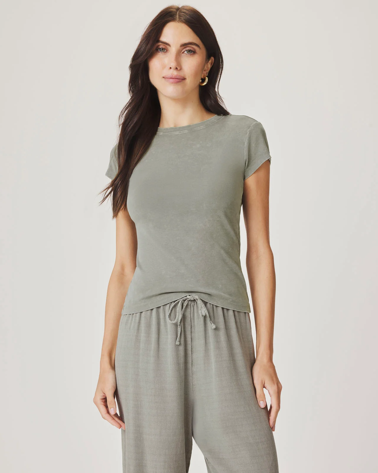 Josie Stretch Crewneck Tee - Image 32