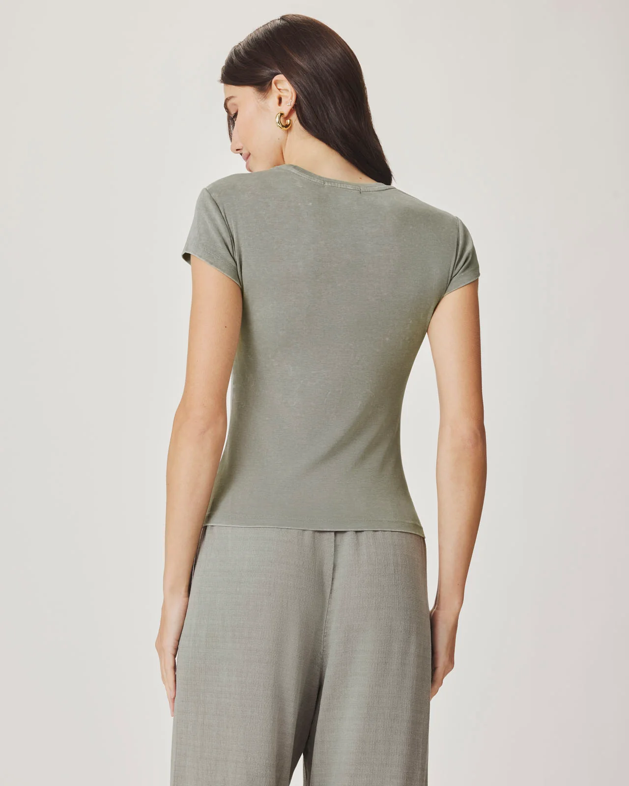 Josie Stretch Crewneck Tee - Image 36
