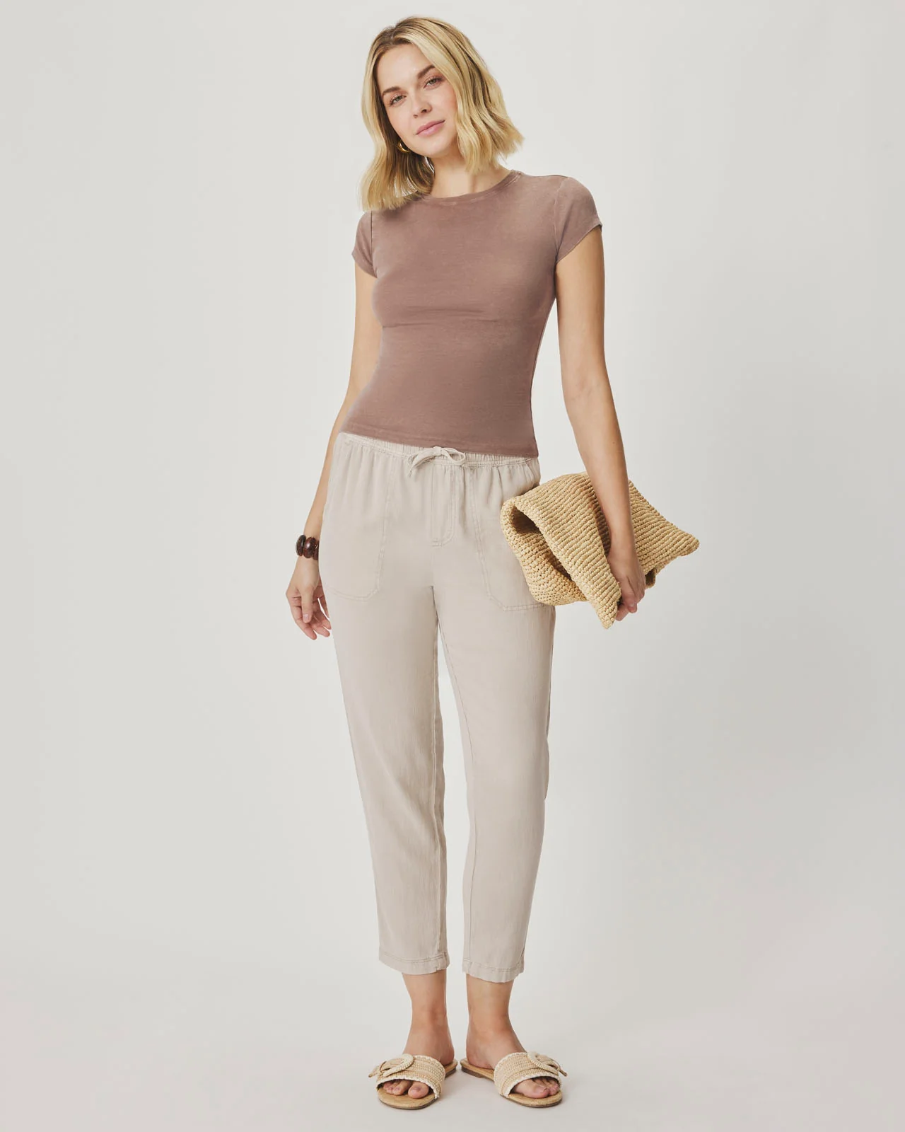 Josie Stretch Crewneck Tee - Image 48