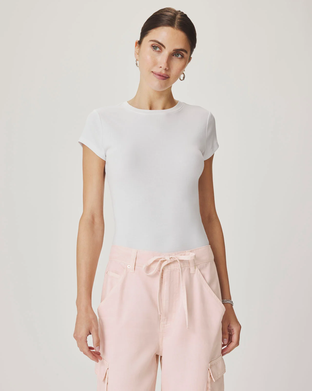 Josie Stretch Crewneck Tee - Image 7
