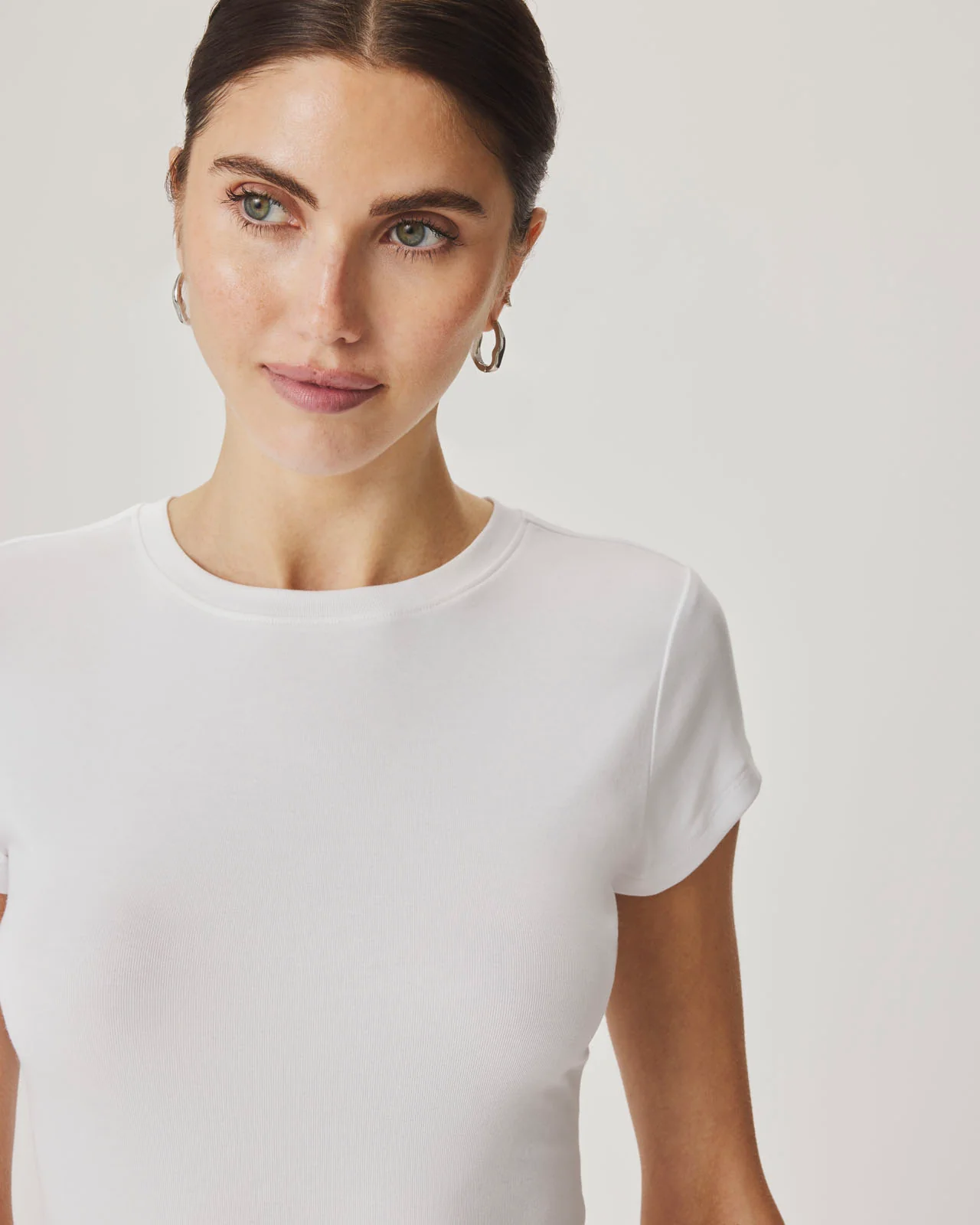 Josie Stretch Crewneck Tee - Image 8