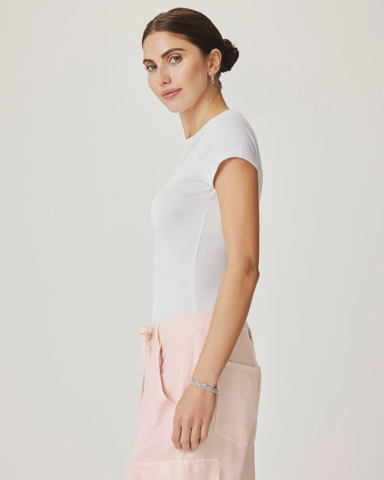 Josie Stretch Crewneck Tee - Image 9