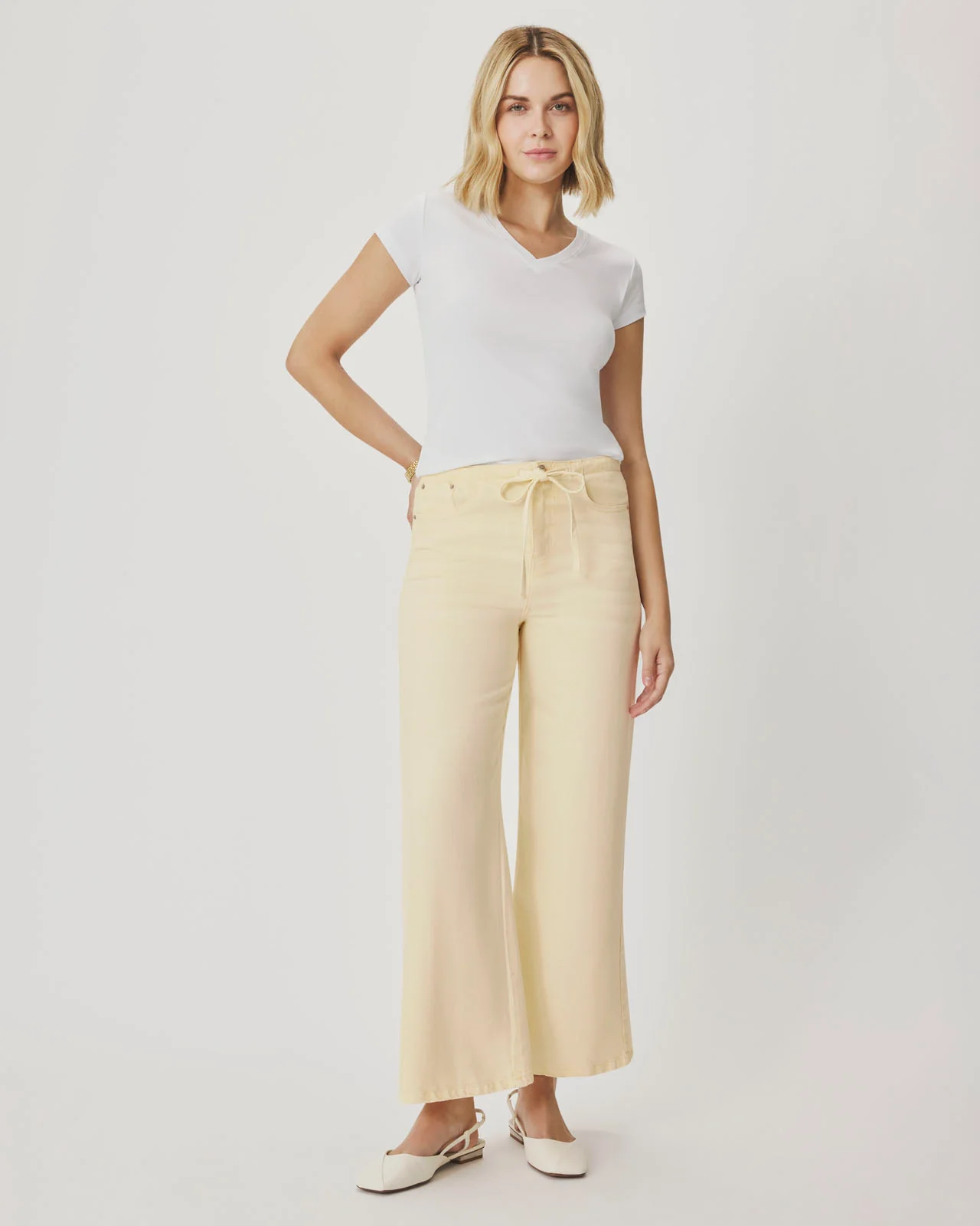 Josie Stretch V-Neck Tee - Image 32