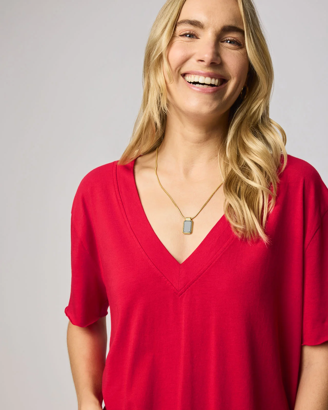Kacey V-Neck Tee - Image 3