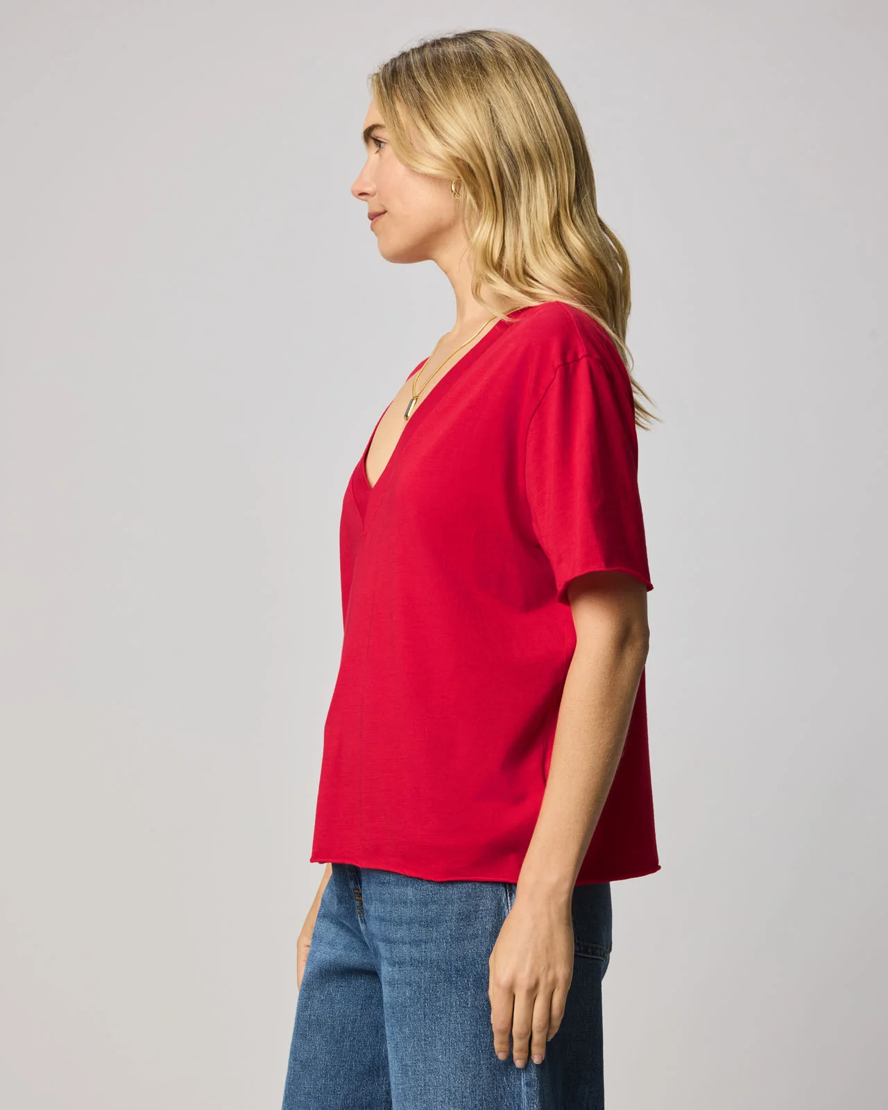 Kacey V-Neck Tee - Image 4