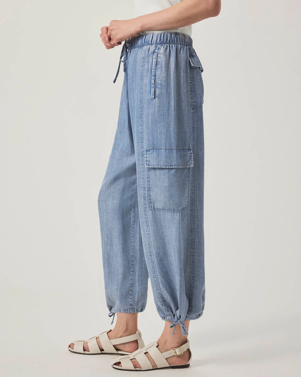 Kamryn Indigo Cargo Pant - Image 4