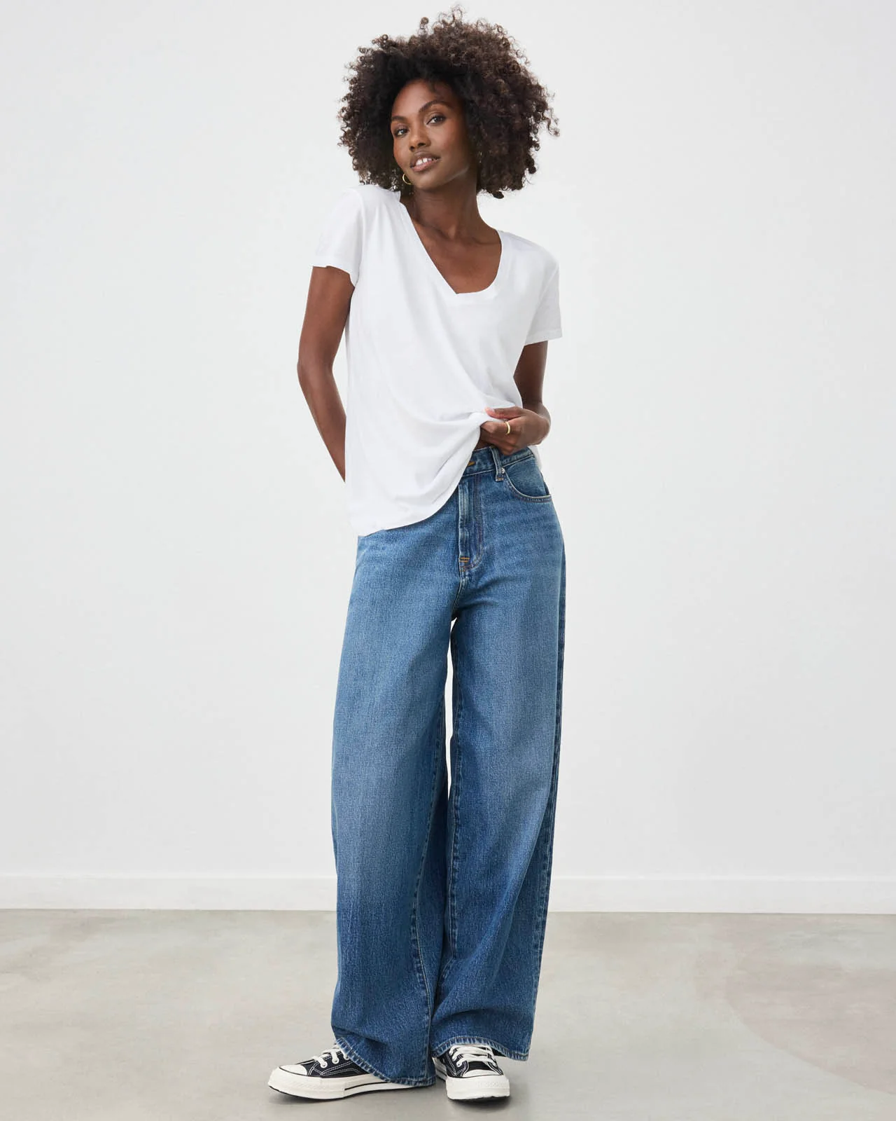 Kate V-Neck Tee - Image 3